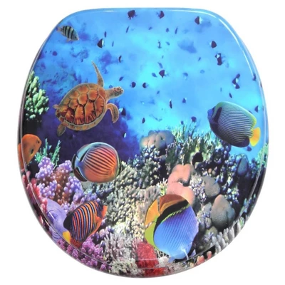 Sanilo Round Molded Wood Toilet Seat With No Slam, Slow, Soft Close Lid, Stainless Steel Hinges, Unique Fun Decorative Design, Vintage Wood Grain 17 Sanilo Round Molded Wood Toilet Seat With No Slam, Slow, Soft Close Lid, Stainless Steel Hinges, Unique Fun Decorative Design, Vintage Wood Grain - Image 15