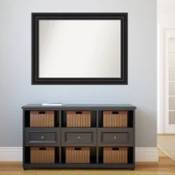 44" X 33" Non-Beveled Colonial Bathroom Wall Mirror Black - Amanti Art 13 44" X 33" Non-Beveled Colonial Bathroom Wall Mirror Black - Amanti Art -Bathroom Accessories Store GUEST ac9e76c8 6157 499a 9faa 2d40d1bec749