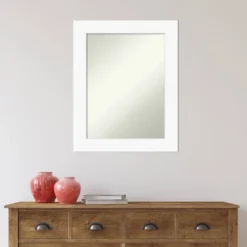 24" X 30" Non-Beveled Cabinet Bathroom Wall Mirror White - Amanti Art 14 24" X 30" Non-Beveled Cabinet Bathroom Wall Mirror White - Amanti Art -Bathroom Accessories Store GUEST b1531ea5 189f 4637 8d7a 818895b3ff78