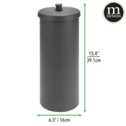 MDesign Toilet Paper Holder Canisters 18 MDesign Toilet Paper Holder Canisters -Bathroom Accessories Store GUEST b4083adc 3b16 48c0 8575 4388ac668c2e