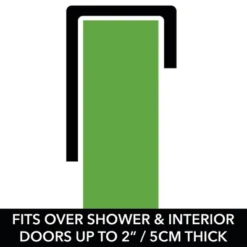 MDesign Metal Bathroom Over Shower Door Hanging Towel Rack Bar -Bathroom Accessories Store GUEST b41fa42b 3de8 4641 a807 c8b3d860addd