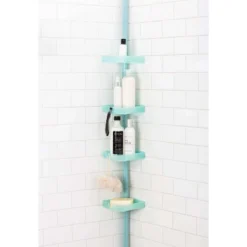 4 Tier Tension Corner Shower Caddy - Bath Bliss