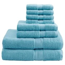 8pc Cotton Bath Towel Set -Bathroom Accessories Store GUEST b8321ab9 2c3e 4e62 a340 fddc4de82e9e