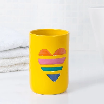 3pc Rainbow Hearts Bathroom Accessories Set - Allure Home Creations 12 3pc Rainbow Hearts Bathroom Accessories Set - Allure Home Creations - Image 10