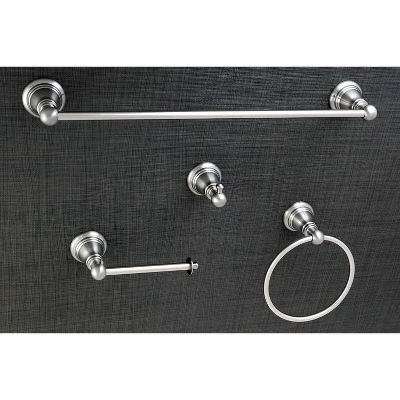 4pc American Classic Bathroom Accessory Set Brushed Nickel - Kingston Brass 5 4pc American Classic Bathroom Accessory Set Brushed Nickel - Kingston Brass - Image 3