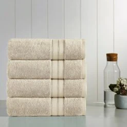 Modern Threads Spunloft 4 Pack Bath Towel 30 X 54. -Bathroom Accessories Store GUEST ba0897e4 e356 4127 aea9 a60c01ad1ba2