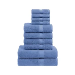 Premium Cotton 800 GSM Heavyweight Plush Luxury 10 Piece Bathroom Towel Set By Blue Nile Mills -Bathroom Accessories Store GUEST ba4a2032 18b7 4bd1 b100 32a1dc39a49c