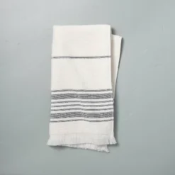 Multistripe Bath Towels Cream/Gray - Hearth & Hand™ With Magnolia -Bathroom Accessories Store GUEST ba4e5222 dc1b 4345 bf85 1d089c37f51b
