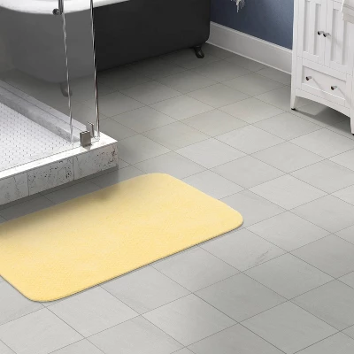 30"x50" Washable Bath Rug Yellow - Garland Rug 2 30"x50" Washable Bath Rug Yellow - Garland Rug