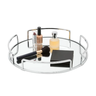 Modern Round Design Bathroom Tray Chrome - Home Details 3 Modern Round Design Bathroom Tray Chrome - Home Details