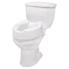 Drive Medical Safe Comfortable Polypropylene Raised Elevated Toilet Seat With Universal Fit And Stable Dual Locking Mechanism, White -Bathroom Accessories Store GUEST bc8d75f8 b823 4fe0 ae63 fe54f1bd2004