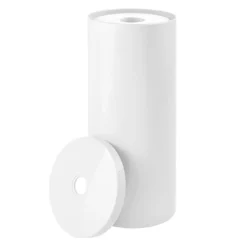 MDesign Toilet Tissue Roll Holder Canister Stand, 3 Rolls -Bathroom Accessories Store GUEST be281438 6d07 4f3a 9c22 d385f3ad87ce