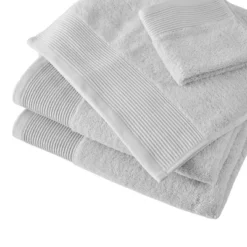 6pc Antimicrobial Nuage Cotton Tencel Blend Towel Set - Beautyrest -Bathroom Accessories Store GUEST c1b52ea6 5d69 4e71 bd12 c6244f4a4ead
