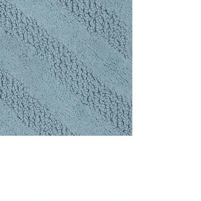 Unique Stripe Honeycomb Sculptured Bath Rug Made Soft Plush Cotton Is Super Soft The Touch Light Blue 3 Unique Stripe Honeycomb Sculptured Bath Rug Made Soft Plush Cotton Is Super Soft The Touch Light Blue