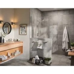 Hydro Energetix Spot Resistant Handheld Showerhead Brushed Nickel - Moen -Bathroom Accessories Store GUEST c49dc003 03ae 41a1 ab68 0e9a174124de