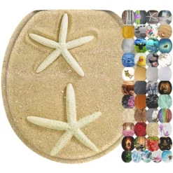 Sanilo Round Molded Wood Toilet Seat With No Slam, Slow, Soft Close Lid, Stainless Steel Hinges, Unique Fun Decorative Design, Vintage Wood Grain 39 Sanilo Round Molded Wood Toilet Seat With No Slam, Slow, Soft Close Lid, Stainless Steel Hinges, Unique Fun Decorative Design, Vintage Wood Grain -Bathroom Accessories Store GUEST c4a64771 2965 4209 8749 3eeb5058a55e