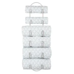 MDesign Metal Wall Mount Bath Towel Storage Organizer Rack, 6 Shelves -Bathroom Accessories Store GUEST c52abde0 5357 42ac 969f c87802d32a1a