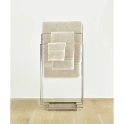 6pc Liam Towel Set Ivory - Blue Loom -Bathroom Accessories Store GUEST c5695c51 1e7b 4071 b59c 1bb405f37dcb