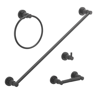 4pc Bath Accessory Set - Home2O 3 4pc Bath Accessory Set - Home2O