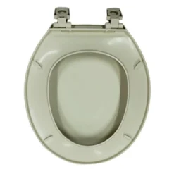 J&V Textiles Elongated Toilet Seat With Easy Clean & Change Hinge, Beveled Edges (Beige) -Bathroom Accessories Store GUEST ca2f5875 4e71 4bca 816b 0f9926b36fb9