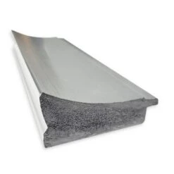 22" X 28" Non-Beveled Flair Bathroom Wall Mirror Polished Nickel - Amanti Art