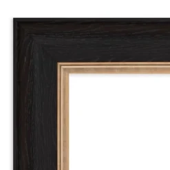 35" X 29" Non-Beveled Vogue Black Bathroom Wall Mirror - Amanti Art -Bathroom Accessories Store GUEST cc21f0c5 36e5 48cd 8f5a 5dd7147ca33a
