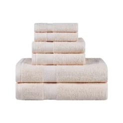 Modern Solid Classic Premium Luxury Cotton 6 Piece Bath, Face, And Hand Towel Set By Blue Nile Mills -Bathroom Accessories Store GUEST cd494953 1e37 4595 a40b f03eb71ecb8c