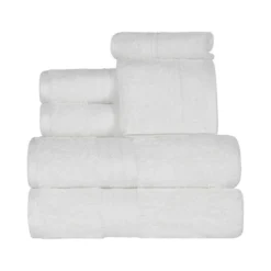 Classic Plush Absorbent 6-Piece Towel Set By Blue Nile Mills -Bathroom Accessories Store GUEST cf1aafbb de2e 4924 8be9 a2afce4e9215