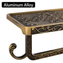 Unique Bargains Wall Mounted With Phone Shelf Waterproof Tissue Fixed Toilet Paper Holders -Bathroom Accessories Store GUEST d076e662 b56b 4523 a870 3f106df607f7