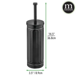 MDesign Metal Compact Toilet Bowl Brush And Wastebasket Combo, Set Of 2, Black 14 MDesign Metal Compact Toilet Bowl Brush And Wastebasket Combo, Set Of 2, Black -Bathroom Accessories Store GUEST d5dd72d0 3c1b 4841 9ee1 4f8a71003dac