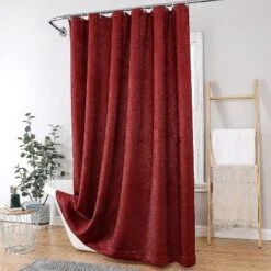 Kate Aurora Serena Elegant Jacquard Woven Fabric Shower Curtain - Standard Size -Bathroom Accessories Store GUEST d82fa0f9 6dea 4334 aaae a2a5a80ab990