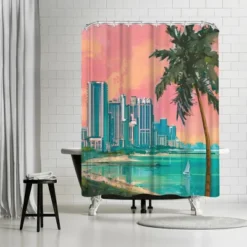 Americanflat 71" X 74" Shower Curtain Style 3 By Anderson Design Group -Bathroom Accessories Store GUEST d86bfc43 fd45 41fd 8680 291b1a3b57ac