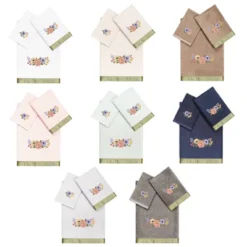 Verano Design Embellished Towel Set - Linum Home Textiles -Bathroom Accessories Store GUEST da03f787 5554 4b35 a2d8 0273b1129ec6