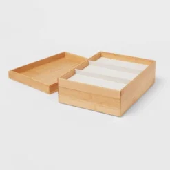 9" X 12" Stackable Bamboo Accessory Tray - Brightroom™ -Bathroom Accessories Store GUEST dbfe0d6f 1c5b 4ccd a8a9 a879eda1c6a5