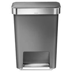 Simplehuman 45L Rectangular Liner Rim Plastic Step Trash Can -Bathroom Accessories Store GUEST de28e5a6 1a1d 4878 9d8d 1da53fc9e2f7