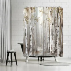 Americanflat 71" X 74" Shower Curtain Style 1 By PI Creative Art - Available In Variety Of Styles -Bathroom Accessories Store GUEST df9b8a38 86de 4e47 8627 84949a34428b