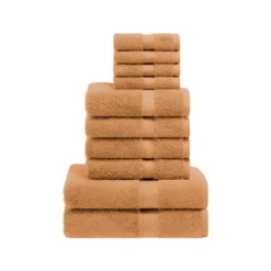 Premium Cotton 800 GSM Heavyweight Plush Luxury 10 Piece Bathroom Towel Set By Blue Nile Mills -Bathroom Accessories Store GUEST e00aa7c8 4377 4d36 996a 7b38be6e4a5e