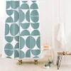 Mid Century Modern Geometric 04 Shower Curtain Glass Blue - Deny Designs -Bathroom Accessories Store GUEST e1339812 8027 4dd3 ac0f d9fafc89ccb7