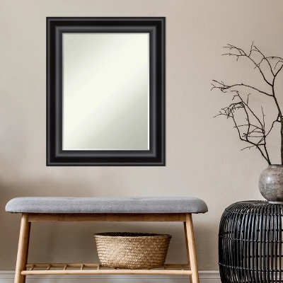 Amanti Art Grand Black Petite Bevel Bathroom Wall Mirror 29.75 X 23.75 In. 9 Amanti Art Grand Black Petite Bevel Bathroom Wall Mirror 29.75 X 23.75 In. - Image 7