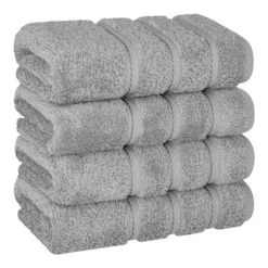 American Soft Linen 4 Pack Hand Towel Set, 100% Cotton, 16 Inch By 28 Inch, Hand Face Towels For Bathroom -Bathroom Accessories Store GUEST e354607a b5af 408c 8215 d9054a68ccbb