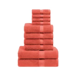 Premium Cotton 800 GSM Heavyweight Plush Luxury 10 Piece Bathroom Towel Set By Blue Nile Mills -Bathroom Accessories Store GUEST e3f02a9e 82eb 4423 ac79 4de53daada0a
