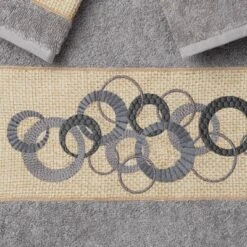 3pc Annabelle Embellished Towel Set - Linum Home Textiles