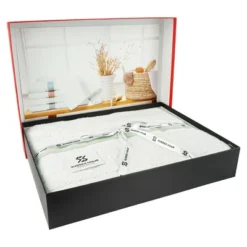 Sussexhome Hotel-Quality Bordered Ultra-Absorbent 100% Natural Cotton Bath Sheet Towel For Bathroom - 35 X 67 Inches -Bathroom Accessories Store GUEST e77ed0ce 4459 47a2 83a8 8805cbe19530