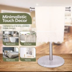 Homeries Marble Hand Towel Holder -Bathroom Accessories Store GUEST e8fbc565 cad6 4a80 86d7 ffa93c66faf2