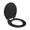 17" Toilet Seat Black - Bath Bliss -Bathroom Accessories Store GUEST e94c79ff af9e 48e9 bcff 684c090274ee
