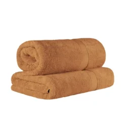 Luxury Premium Cotton 800 GSM Highly Absorbent 2 Piece Solid Bath Sheet Set By Blue Nile Mills -Bathroom Accessories Store GUEST ebb27b23 32ca 40d7 ab50 93d68ee3ea8e