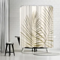 Americanflat 71" X 74" Shower Curtain Neutral Styles By Modern Tropical -Bathroom Accessories Store GUEST ef0ab2a8 abee 4944 a571 297b3361e000