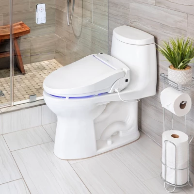 Swash Select EM617 Remote Control Elongated Bidet Seat With Warm Air Dryer White - Brondell 11 Swash Select EM617 Remote Control Elongated Bidet Seat With Warm Air Dryer White - Brondell - Image 9