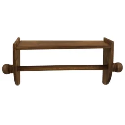 Home Basics Quick Install Rustic Pine Wood Wall Mounted Paper Towel Holder With Flat Top, Brown 10 Home Basics Quick Install Rustic Pine Wood Wall Mounted Paper Towel Holder With Flat Top, Brown -Bathroom Accessories Store GUEST f486699d df39 4488 a1b8 52bc26acab6c