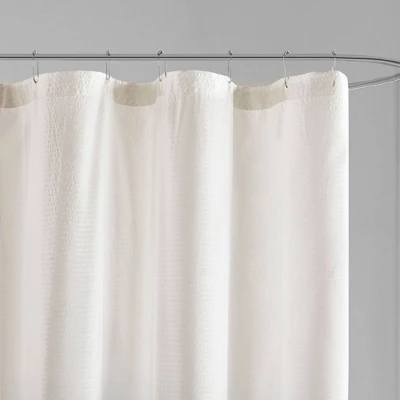 Maris Ombre Printed Seersucker Shower Curtain Taupe 3 Maris Ombre Printed Seersucker Shower Curtain Taupe